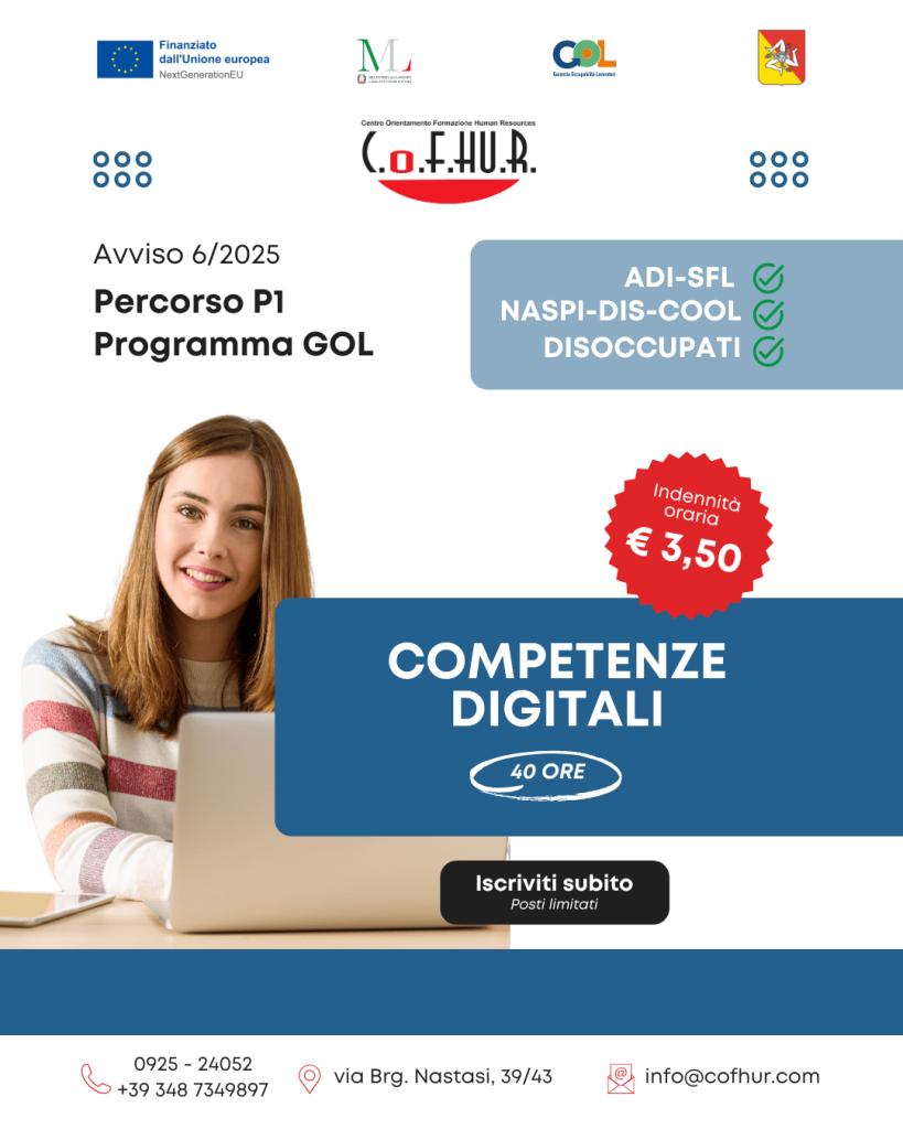 COMPETENZE DIGITALI (40 ore)