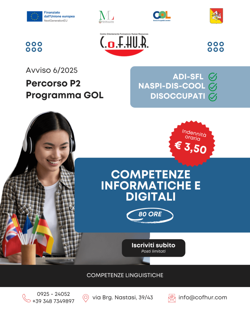 COMPETENZE INFORMATICHE E DIGITALI (linguistiche) (80 ore)